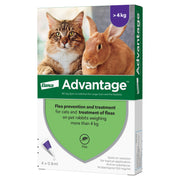 Advantage Spot On Flea Treatment for Large Cats & Rabbits (>4kg)