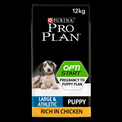 Purina Pro Plan Croquette Athletic Large Puppy Dry Dog Food - Chicken & Rice