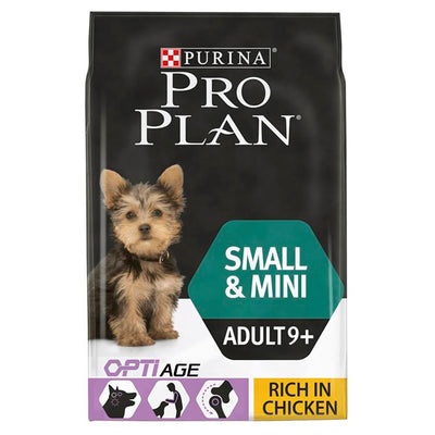 Pro Plan Pro Plan Small Purina 9 Plus Chicken Senior pet food packaging