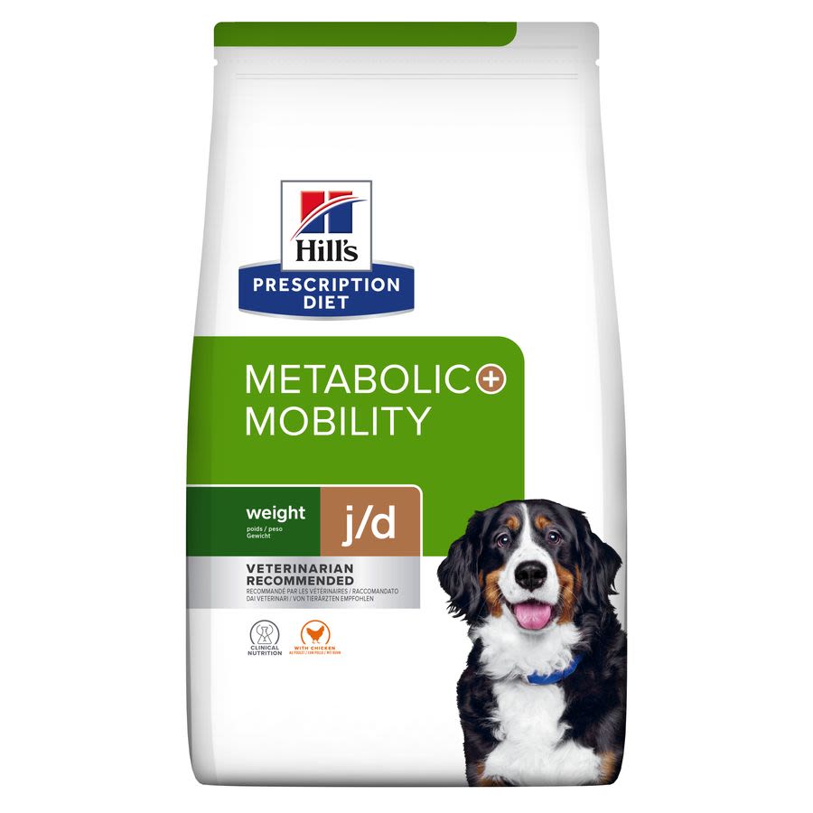 Hill's Hill'S Prescription Metabolic Mobility Weight Management Chicken Pork Turkey Adult Dry Dog Food pet food packaging