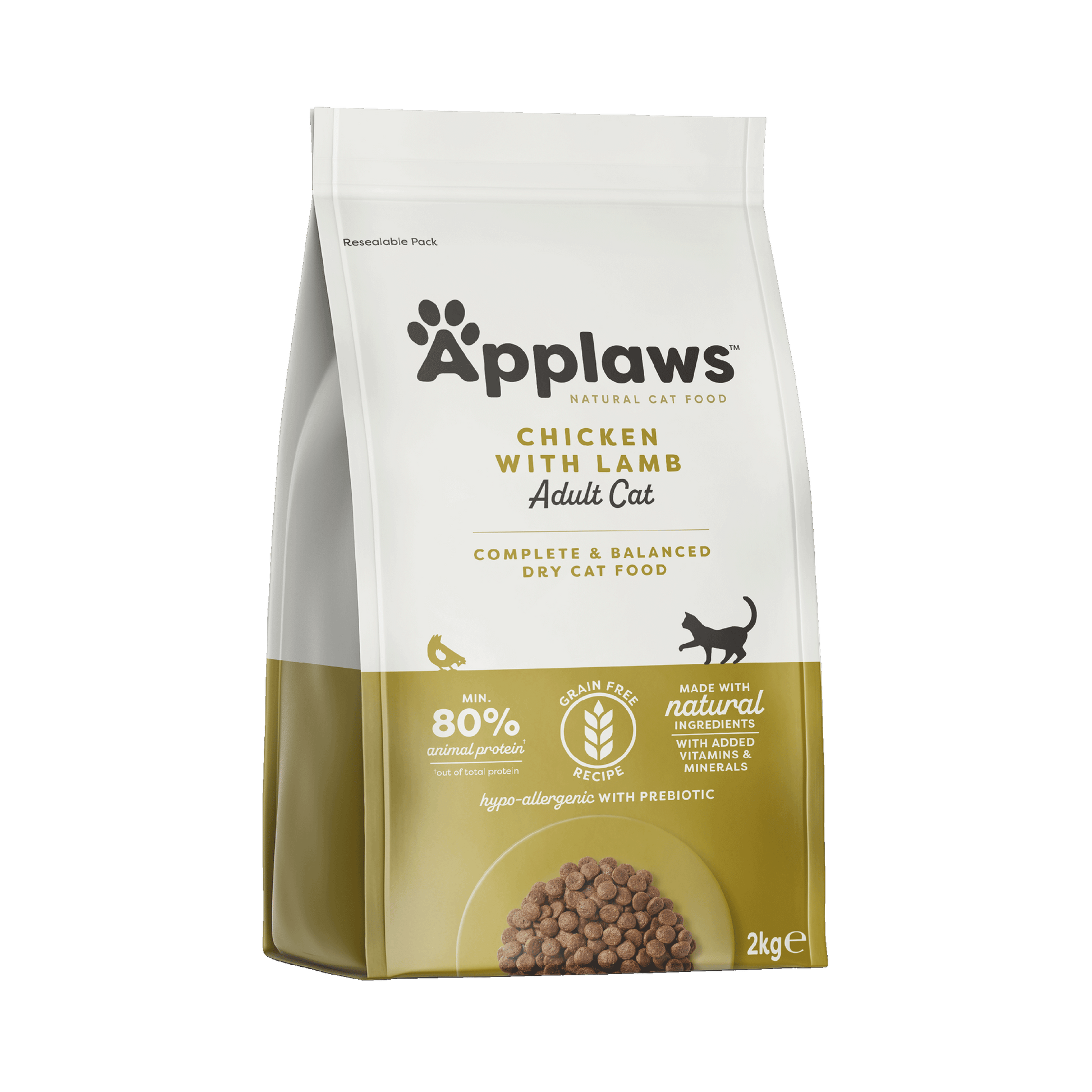 Applaws Applaws Chicken Lamb Salmon Adult Dry Cat Food pet food packaging