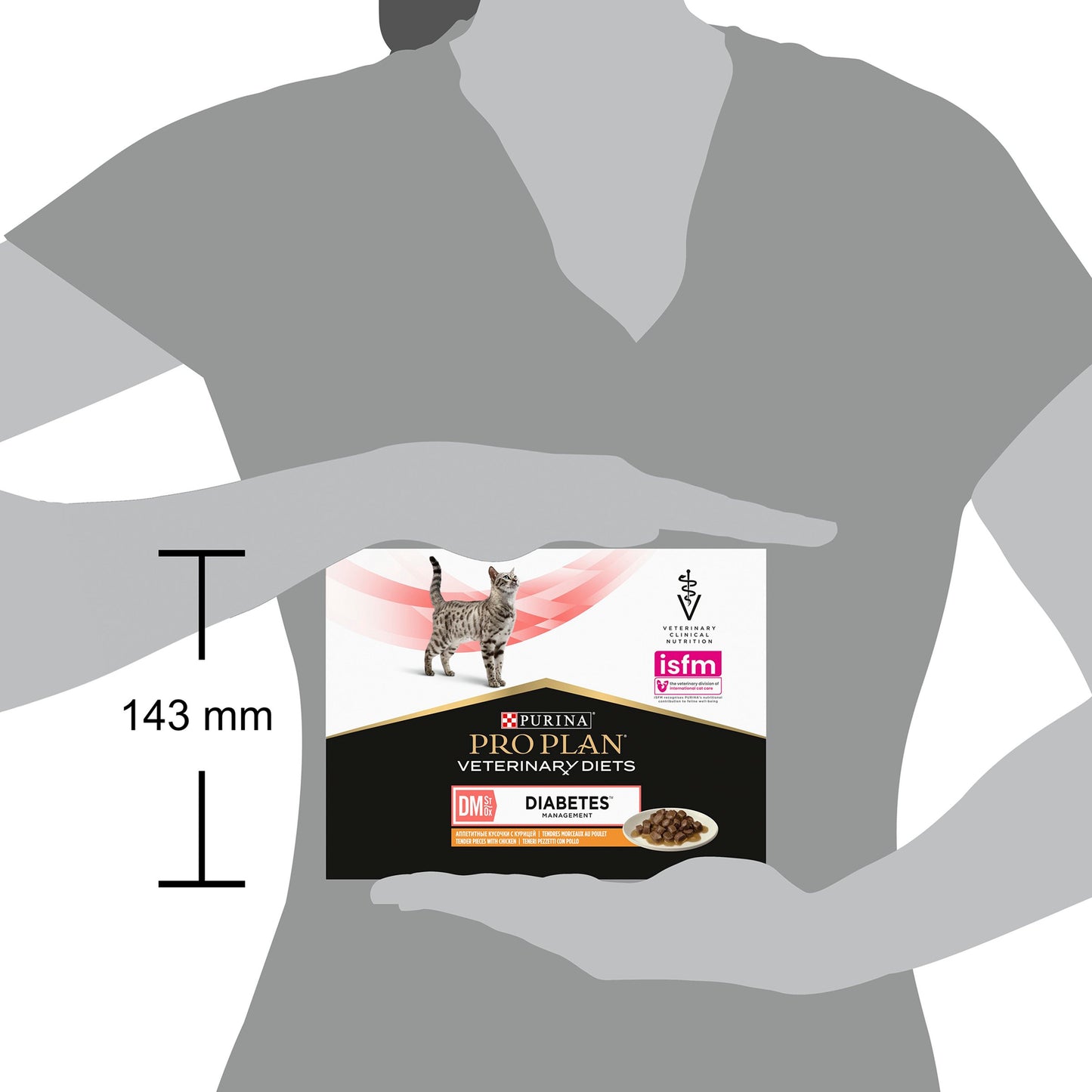 Pro Plan Veterinary Diets DM Diabetes Management Adult Wet Cat Food - Chicken