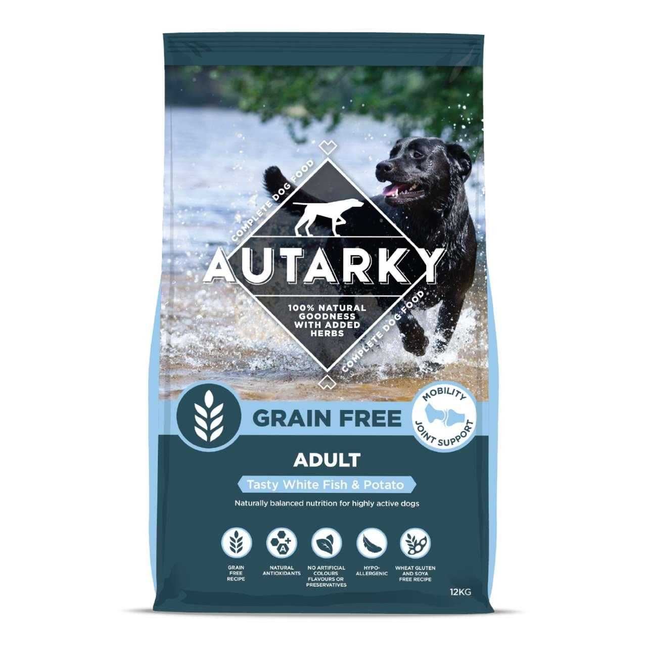 Autarky Autarky Grain Free White Adult Dry Dog Food pet food packaging