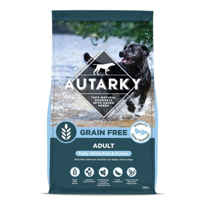 Autarky Autarky White Grain Free Whitefish Adult Dry pet food packaging