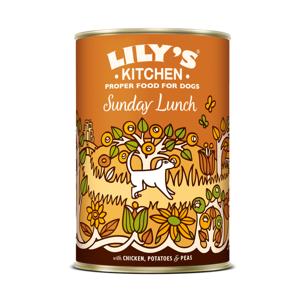 Lily's Kitchen Lily'S Kitchen Sunday Lunch Chicken Adult Wet Dog Food pet food packaging