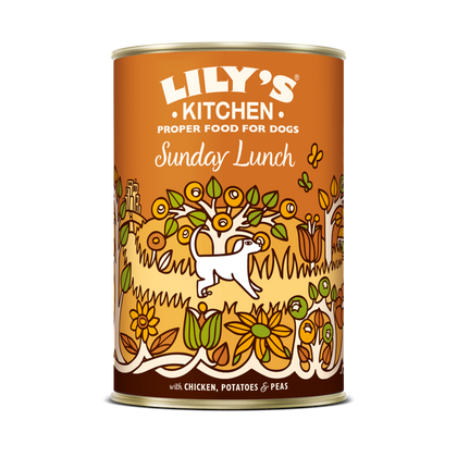 Lily's Kitchen Sunday Lunch Adult Wet Dog Food - Chicken, Potatoes & Peas