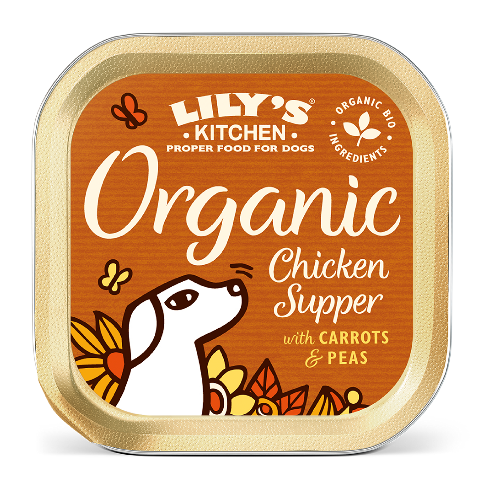 Lily's Kitchen Lily'S Kitchen Organic Supper Beef Chicken Pork Adult Wet Dog Food pet food packaging