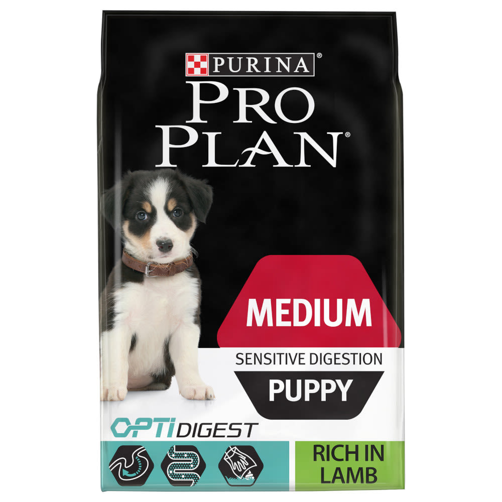 Pro Plan Pro Plan Purina Optidigest Sensitive Digestion Lamb Puppy Dry Dog Food pet food packaging