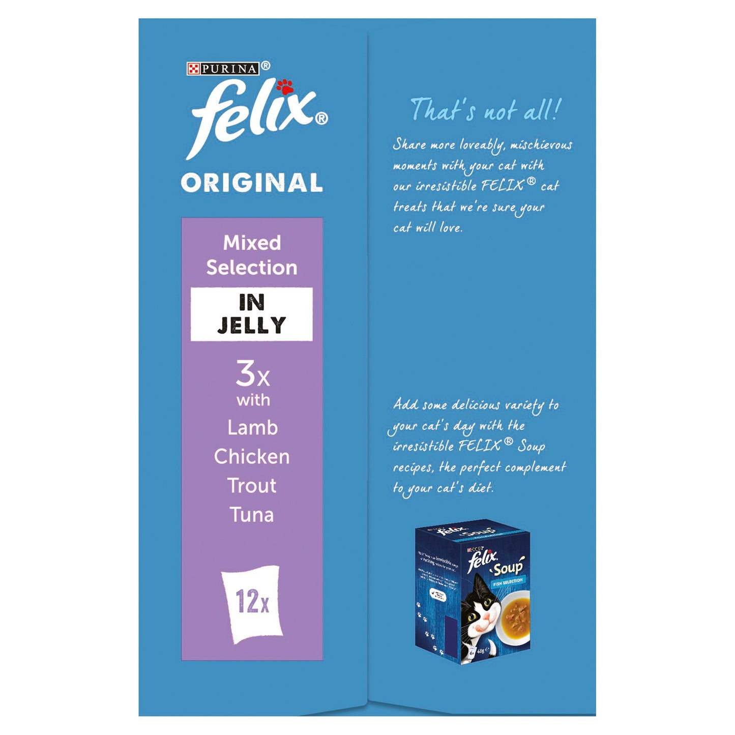 Felix Senior Cat Food Mixed Lamb In Jelly