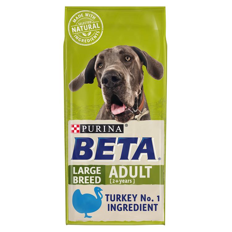 Beta Beta Turkey Adult Dry Dog Food pet food packaging