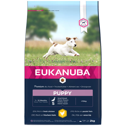Eukanuba Growing Puppy Small Breed Dry Dog Food - Chicken