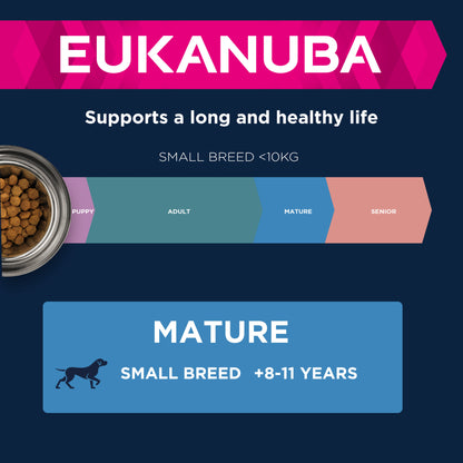 Eukanuba Thriving Mature Small Breed Dry Dog Food - Chicken