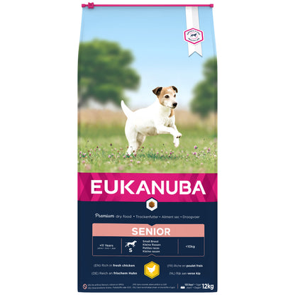 Eukanuba Caring Senior Small Breed Dry Dog Food - Chicken