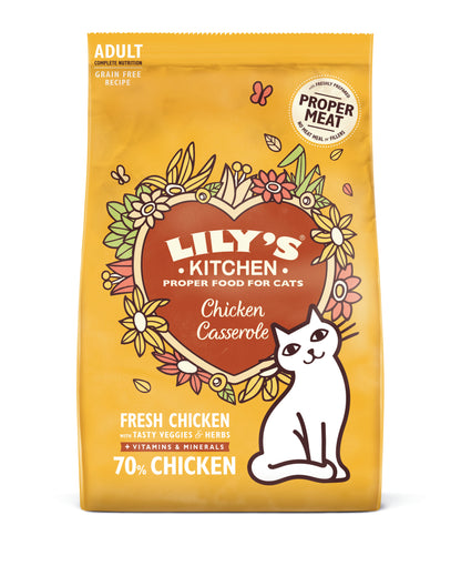 Lily's Kitchen Grain-free Adult Dry Cat Food - Chicken Casserole