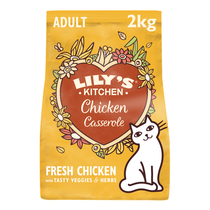 Lily's Kitchen Grain-free Adult Dry Cat Food - Chicken Casserole