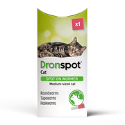 Dronspot Spot On Worming Solution for Medium Cats (2.5-5kg)