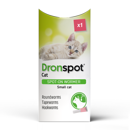 Dronspot Spot On Worming Solution for Small Cats (0.5-2.5kg)