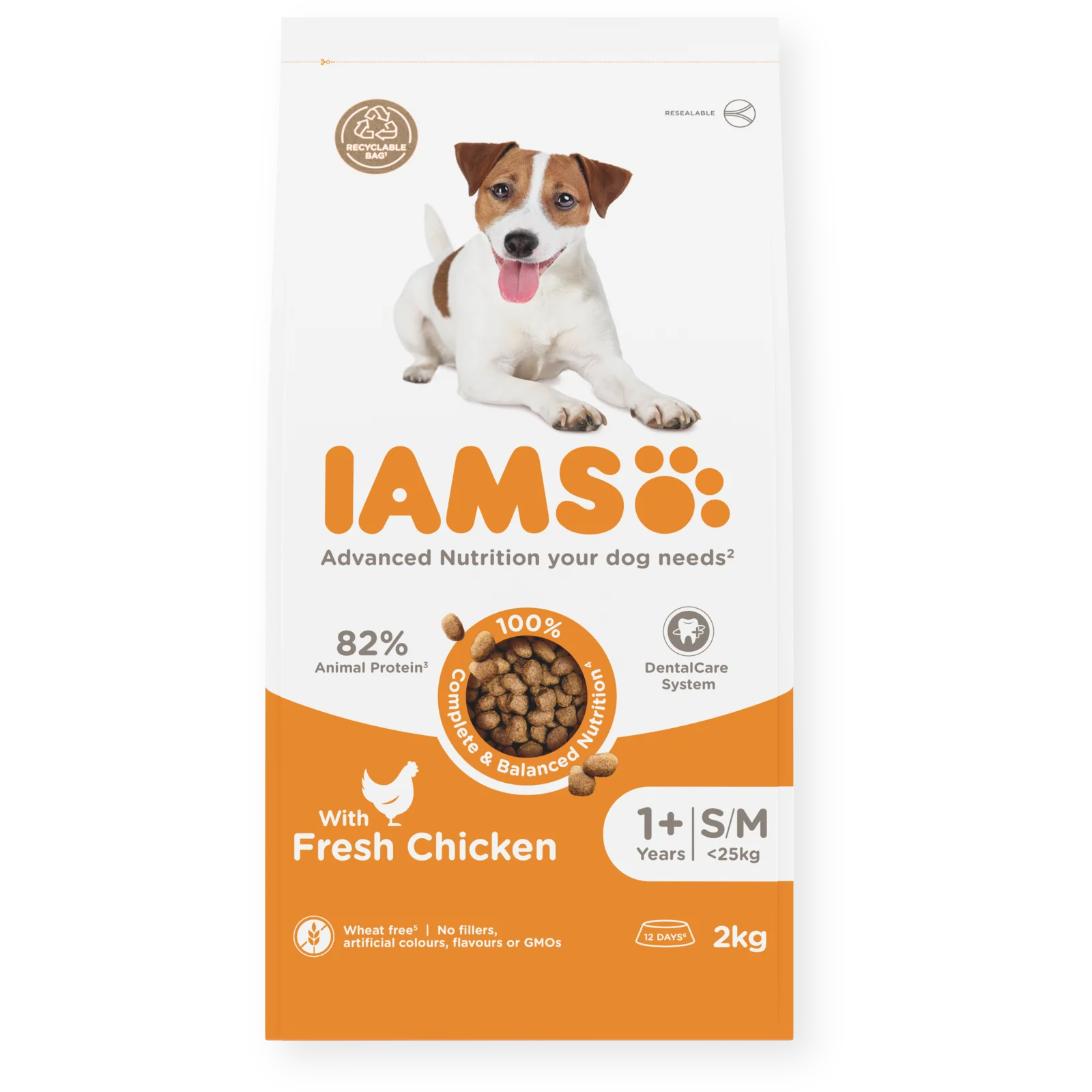 Iams Iams Chicken Turkey Adult Dry Dog Food pet food packaging