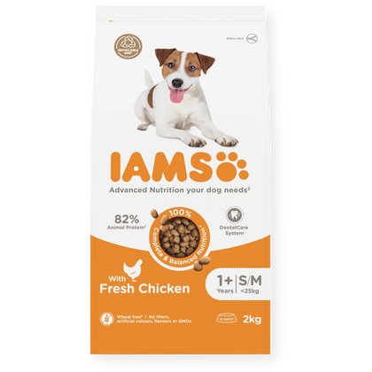 Iams Vitality Adult Small & Medium Breed Dry Dog Food - Chicken