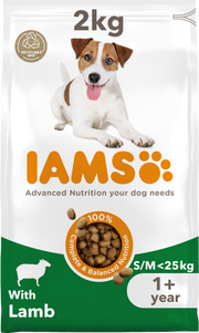 Iams Vitality Adult Small/Medium Breed Dry Dog Food - Lamb