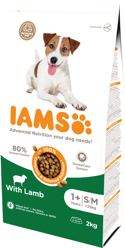 Iams Vitality Adult Small/Medium Breed Dry Dog Food - Lamb