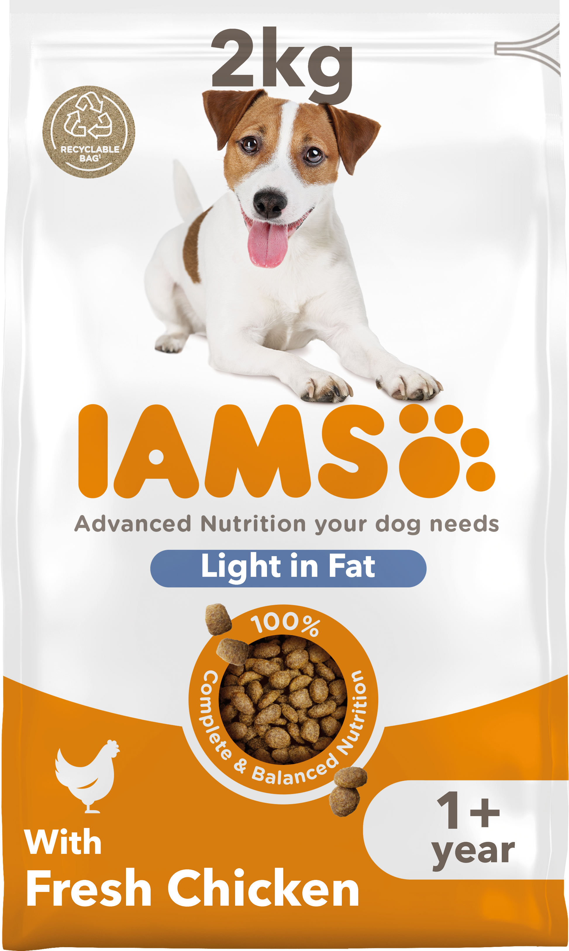 Iams Iams Light Fat Chicken Turkey Adult Dry Dog Food pet food packaging
