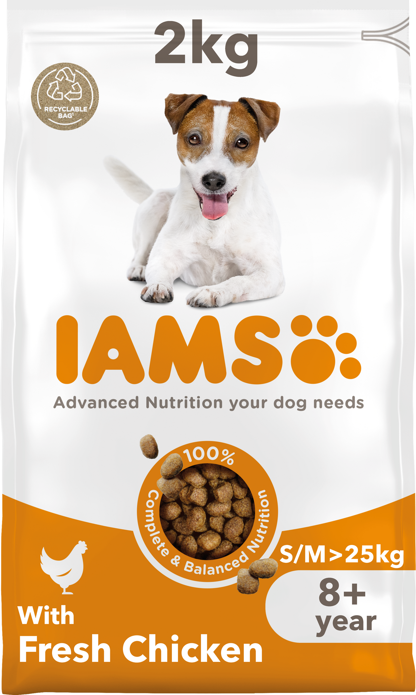 Iams Vitality Senior Small/Medium Breed Dry Dog Food - Chicken