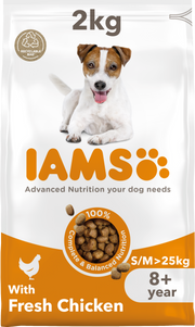Iams Vitality Senior Small/Medium Breed Dry Dog Food - Chicken