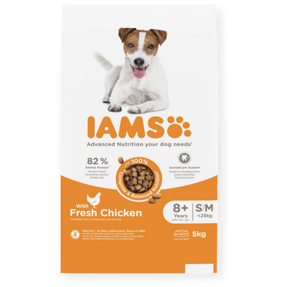 Iams Vitality Senior Small/Medium Breed Dry Dog Food - Chicken