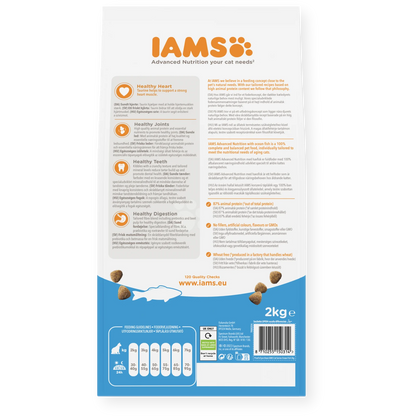 IAMS for Vitality Senior Cat Food with Ocean fish