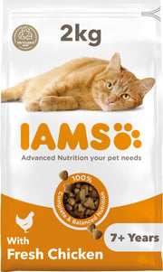 IAMS for Vitality Senior Cat Food with Chicken