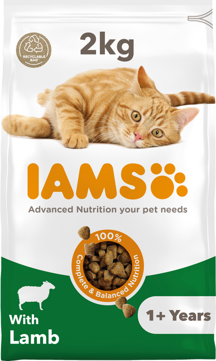 IAMS for Vitality Adult Cat Food with Lamb