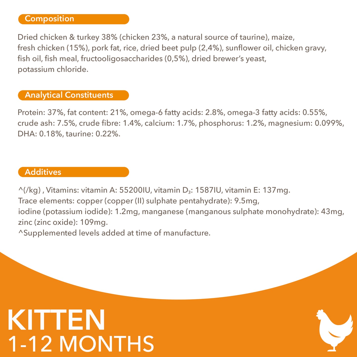 IAMS for Vitality Kitten Food with Chicken