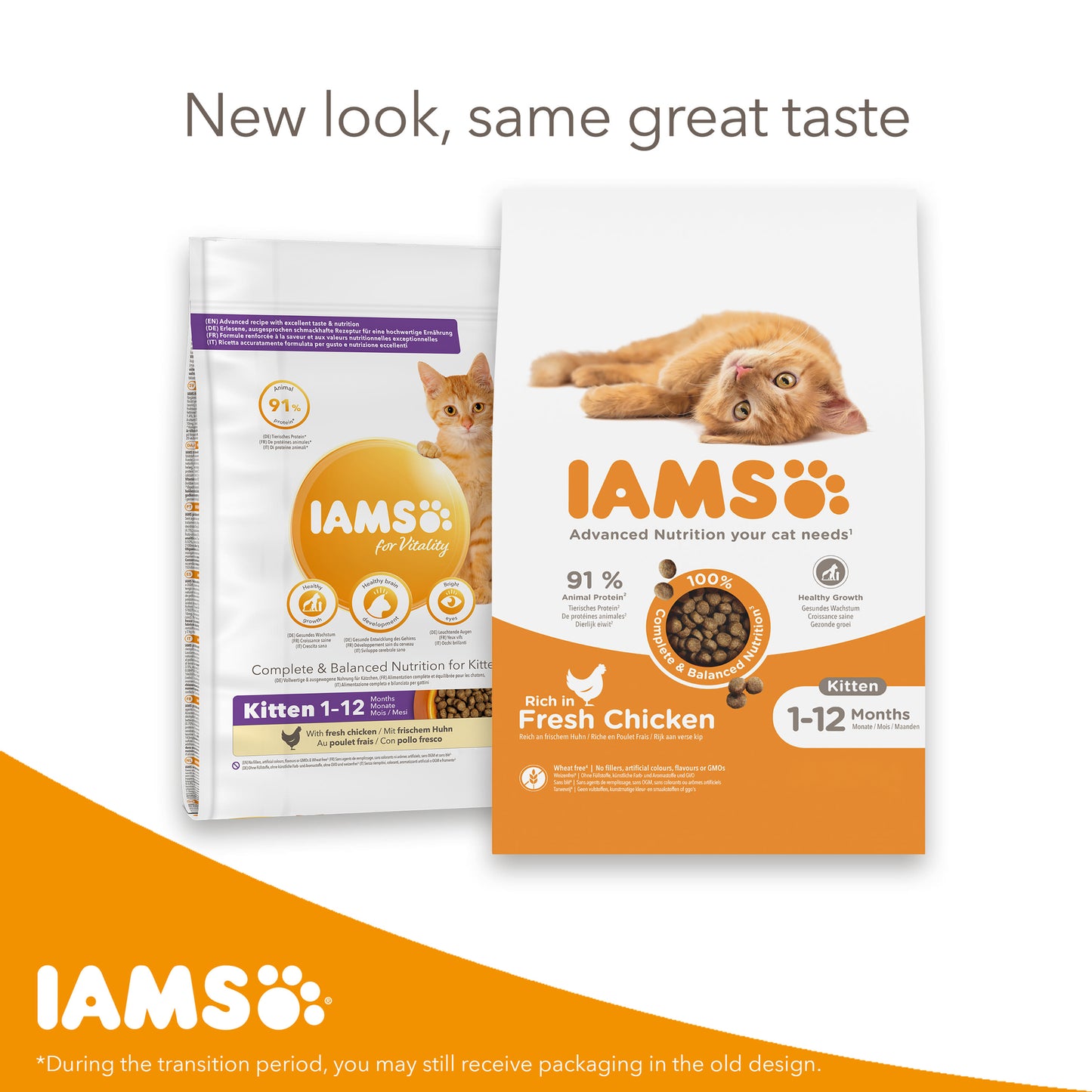 IAMS for Vitality Kitten Food with Chicken
