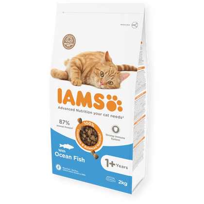 IAMS for Vitality Adult Cat Food with Ocean fish