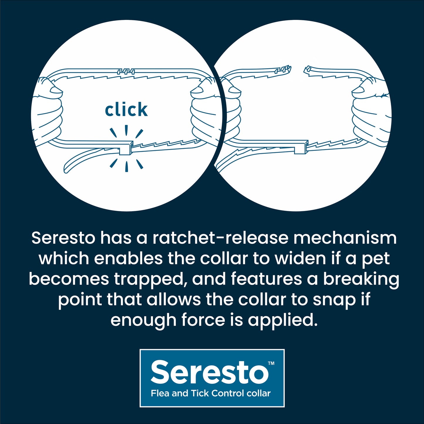 Seresto Flea and Tick Control Collar for Cats (<8kg)