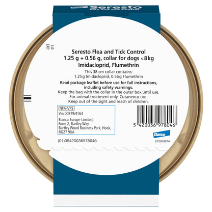 Seresto Flea and Tick Control Collar for Small and Large Dogs