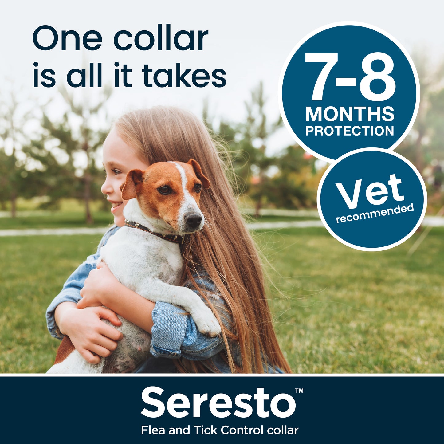 Seresto Flea and Tick Control Collar for Small and Large Dogs