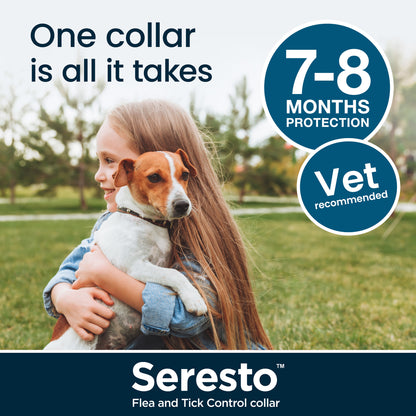 Seresto Flea and Tick Control Collar for Small and Large Dogs