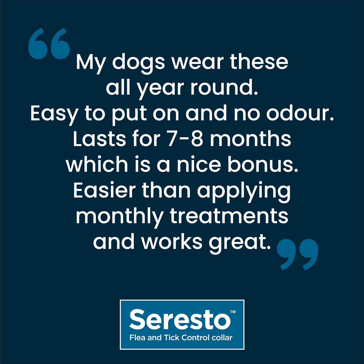 Seresto Flea and Tick Control Collar for Small and Large Dogs