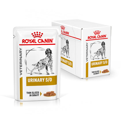 Royal Canin Urinary S/O Thin Slices in Gravy Adult Wet Dog Food 12 x 100g