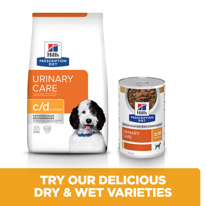 Hill's Prescription Diet c/d Multicare Urinary Care Stew Dog Food with Chicken and added Vegetables