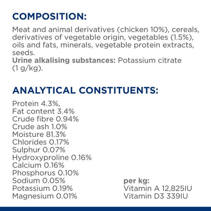 Hill's Prescription Diet c/d Multicare Urinary Care Stew Dog Food with Chicken and added Vegetables