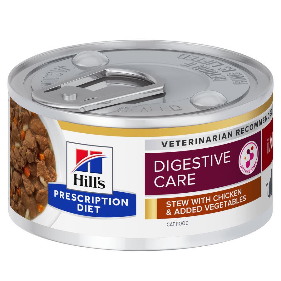 Hill's Hill'S Prescription Digestive Care Stew Chicken Pork Adult Wet Cat Food pet food packaging