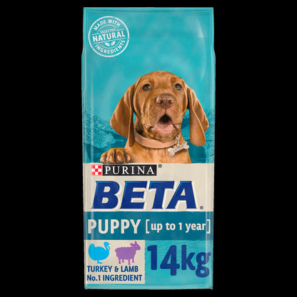 BETA Puppy Turkey & Lamb Dry Dog Food 14kg