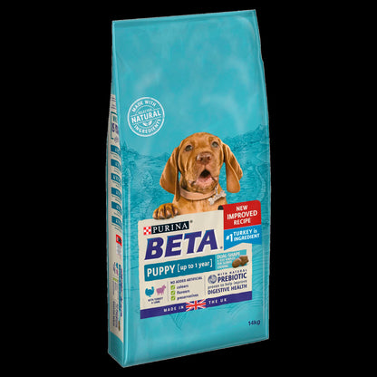 BETA Puppy Turkey & Lamb Dry Dog Food 14kg