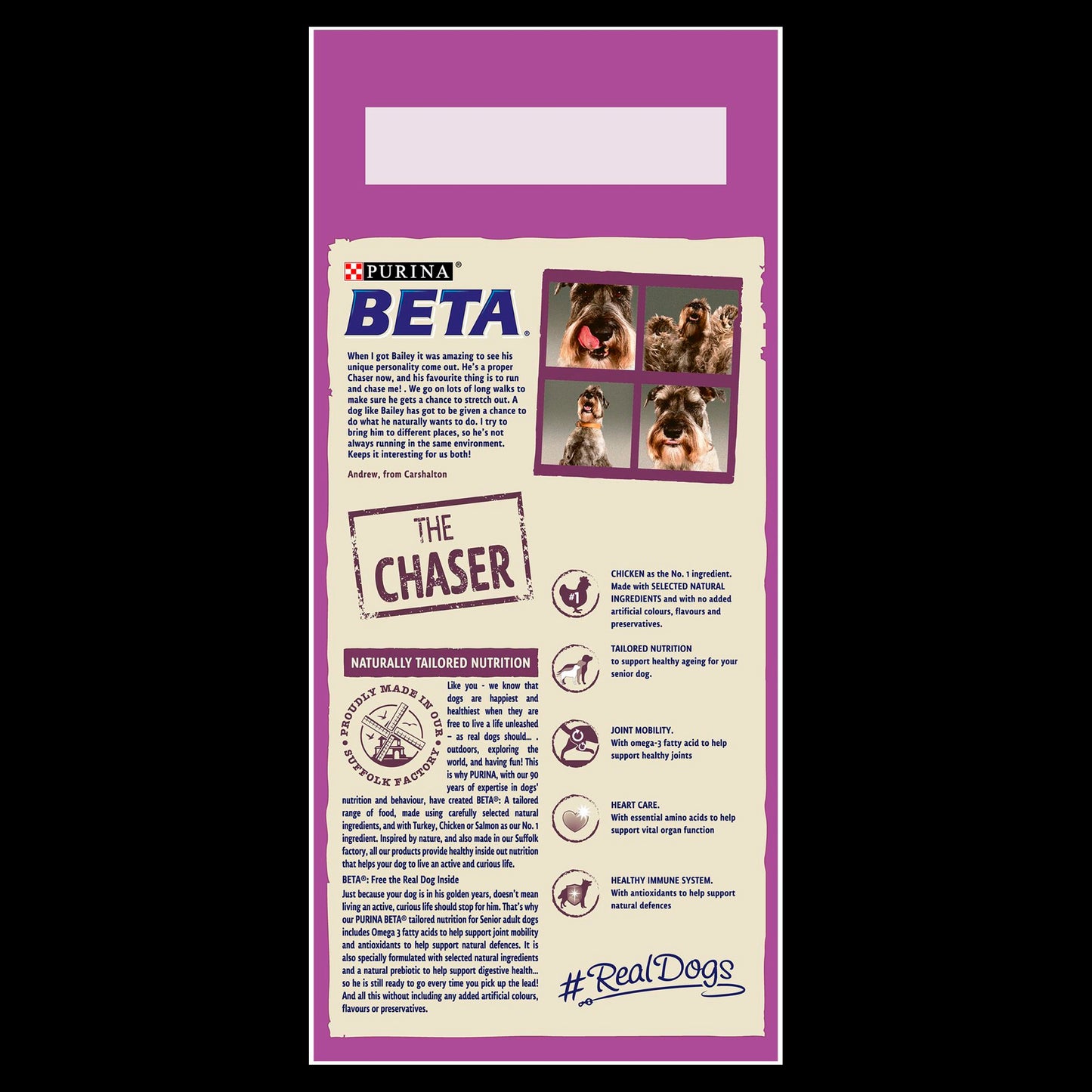 BETA Senior Dry Dog Food - Chicken