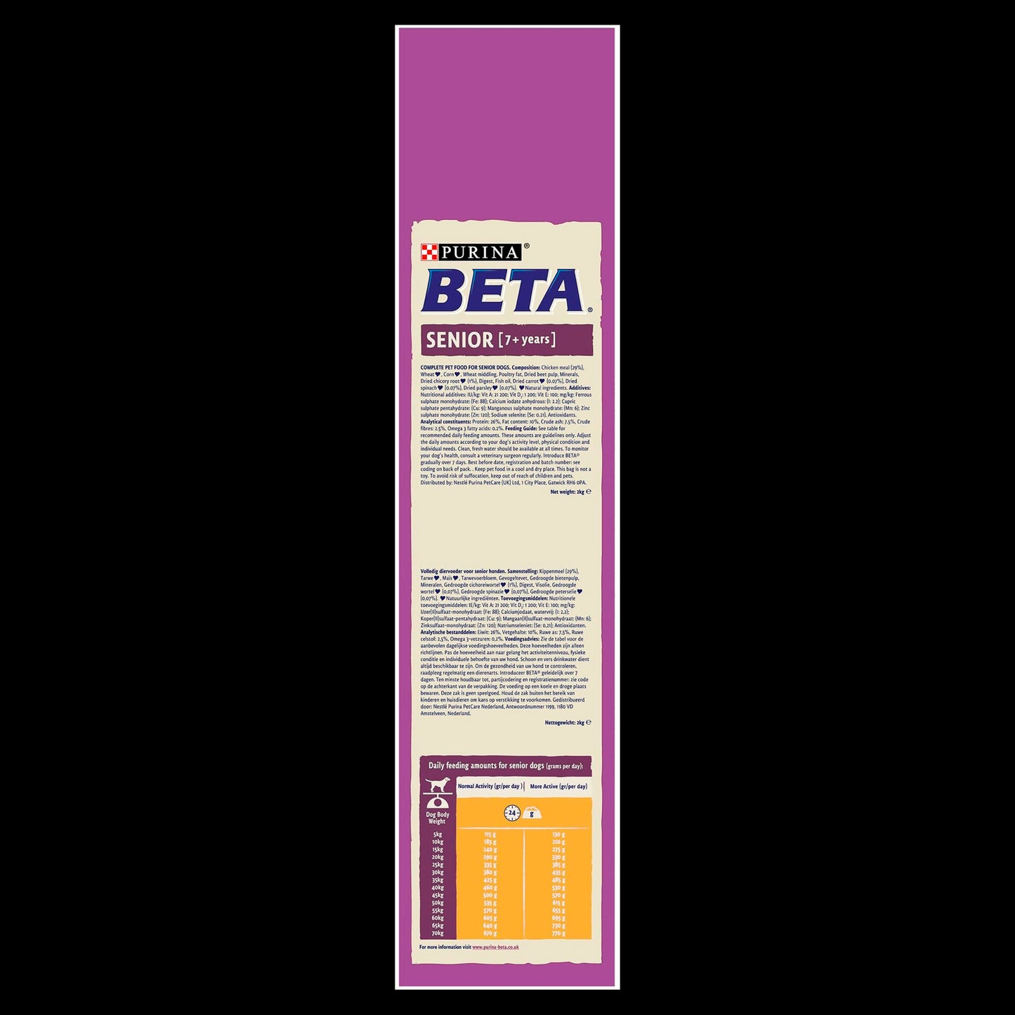 BETA Senior Dry Dog Food - Chicken