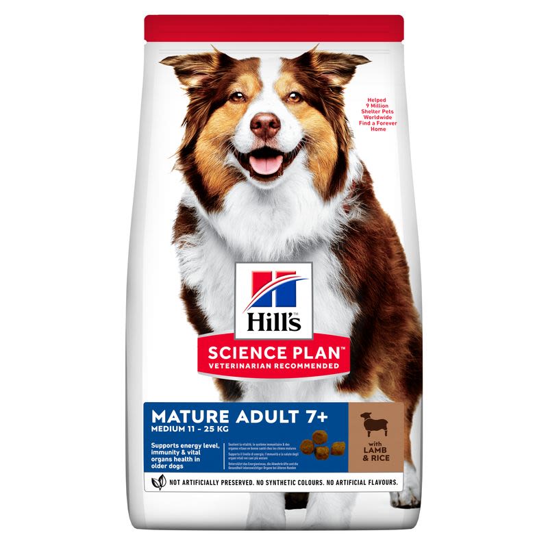 Hill's Hill'S Science Plan Adult7 Lamb Pork Senior Dry Dog Food pet food packaging