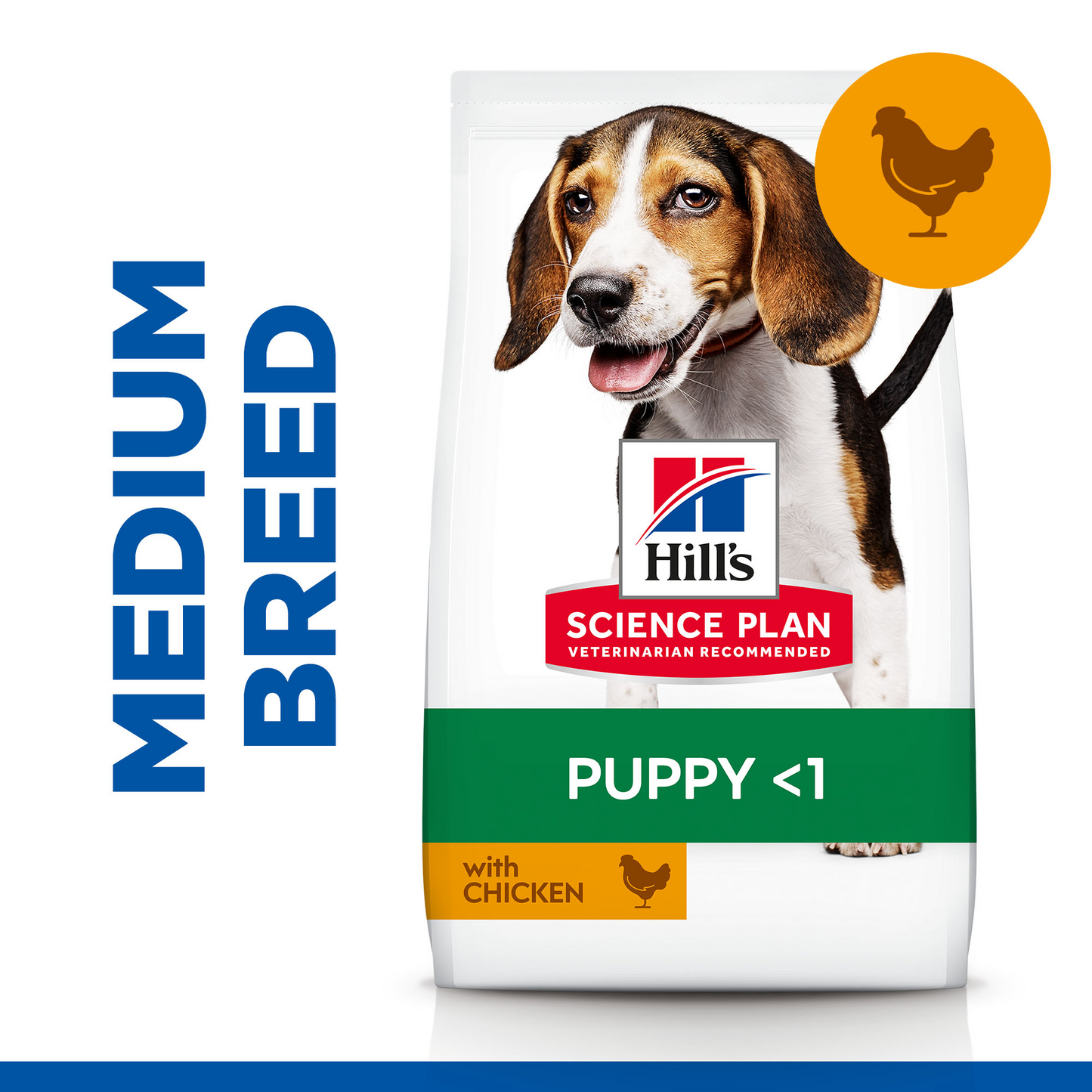 Hill's Science Plan Medium Puppy <1 Dry Dog Food - Chicken